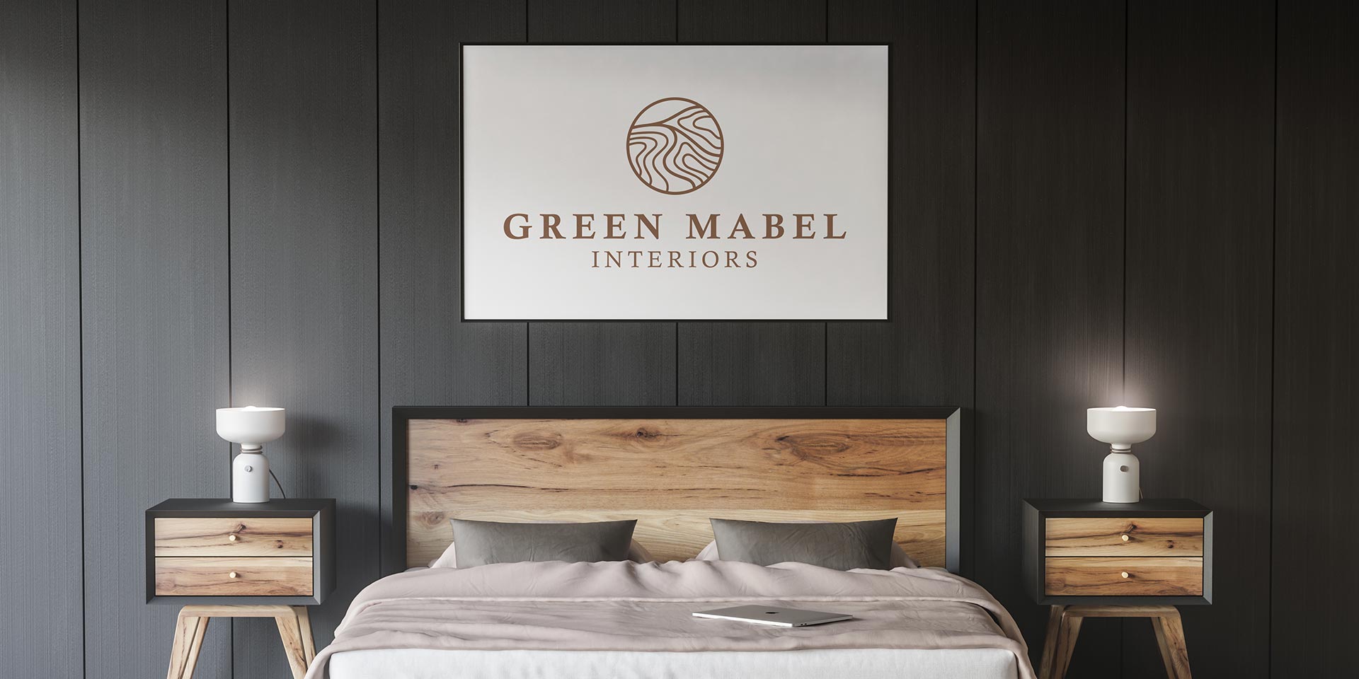 thefingerprint Green Mabel Interiors branding project