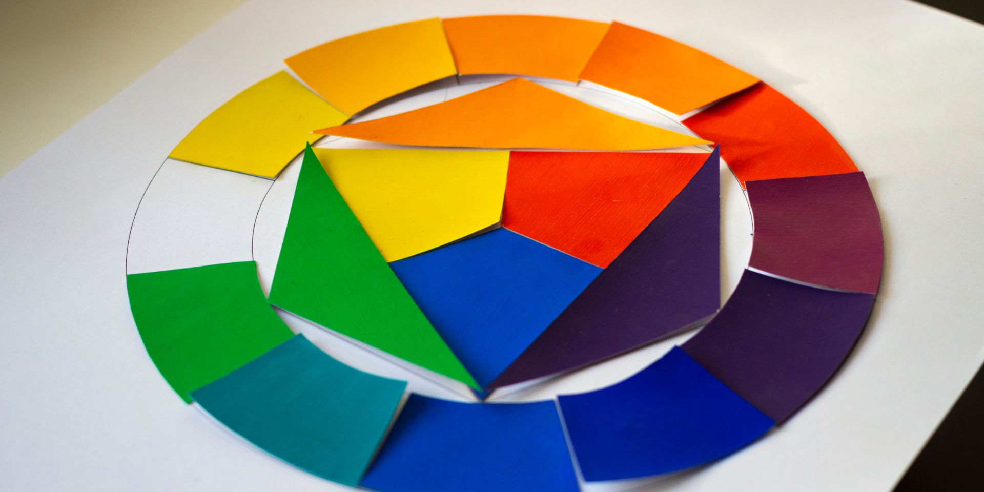 A colour wheel.